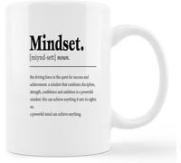 KWQDOZF Mug en céramique « Définition de l'état d'esprit » - 325 ml (11 oz) - Idée cadeau originale pour maman, papa, un ami, un conjoint ou une épouse.