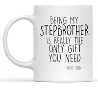 KWQDOZF Mug en céramique humoristique « Être à moi, c'est tout ce dont tu as besoin » (325 ml) - Cadeau original pour maman, papa, un ami, une épouse ou un mari.