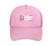 KWQDOZF Oui à la démocratie, Non à l'oligarchie - Casquette de Camionneur Bernie Sanders - Lutte pour Les Hommes et Les Femmes - Casq