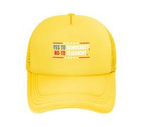 KWQDOZF Oui à la démocratie, Non à l'oligarchie - Casquette de Camionneur Bernie Sanders - Lutte pour Les Hommes et Les Femmes - Casq