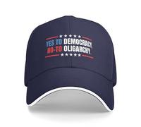 KWQDOZF Oui à la démocratie, Non à l'oligarchie ! Casquette de Golf Bernie Sanders : Combat pour Les Hommes et Les Femmes ! Casquette