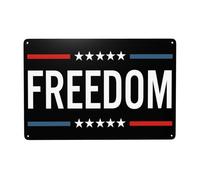 KWQDOZF Panneau en métal hommage à Charlie Kirk, décoration murale en étain, 30,5 x 20,3 cm, accessoire décoratif pour la maison
