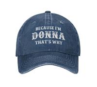 KWQDOZF Parce Que Je suis Donna, C'est Pourquoi Chapeau pour Homme