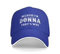 KWQDOZF Parce Que Je suis Donna, C'est Pourquoi Je Porte Un Chapeau Amusant pour Femme