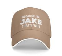KWQDOZF Parce Que Je suis Jake, C'est Pourquoi Chapeau pour Femme