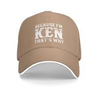 KWQDOZF Parce Que Je suis Ken, C'est Pourquoi, Casquette de Baseball réglable pour Homme