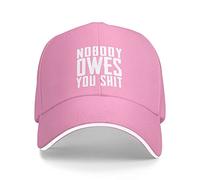 KWQDOZF Personne ne Vous Doit Merde Chapeau Hommes Femmes Mode Casquette de Baseball Camionneur Chapeaux Casquettes d'été réglable Chapeau de Soleil