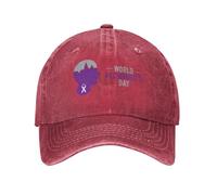 KWQDOZF Portez Un Chapeau Violet de Sensibilisation à la maladie d'Alzheimer, Une Casquette de Baseball, Un Chapeau de Cow-Boy, Un ch