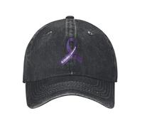 KWQDOZF Portez Un Chapeau Violet de Sensibilisation à la maladie d'Alzheimer, Une Casquette de Baseball, Un Chapeau de Cow-Boy, Un ch