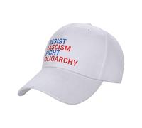 KWQDOZF Résister au fascisme, Combattre l'oligarchie, Casquettes de Baseball, Mode, Hommes et Femmes