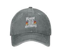 KWQDOZF Résistez comme en 1938 ! Casquette de Baseball rétro Style « Democratie » pour Protester Contre la démocratie.