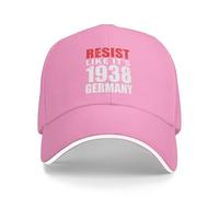 KWQDOZF Résistez comme en 1938 ! Chapeaux de Golf « Défendez la démocratie » pour Hommes et Femmes, Casquettes de Papa