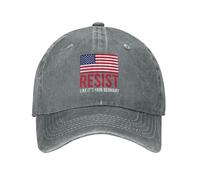 KWQDOZF Résistez comme en 1938 ! Chapeaux de Protestation pour la démocratie, pour Hommes et Femmes, Casquettes de Golf, Casquettes d