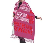 KWQDOZF Rose Quand tu te sens dépassée, souviens-toi de qui tu es la fille et de tes écharpes-châles couronnes