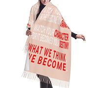 KWQDOZF Rose Quand tu te sens dépassée, souviens-toi de qui tu es la fille et de tes écharpes-châles couronnes