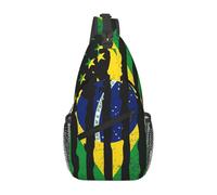 KWQDOZF Sac à dos à bandoulière vintage motif drapeau américain Faith Family Freedom Christian - Sac à bandoulière décontracté pour les voyages, la randonnée et le quotidien
