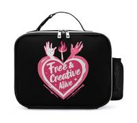KWQDOZF Sac à lunch portable Creative Alive gratuit, fourre-tout, réutilisable, isotherme, anti-fuite, pour le travail et les pique-niques