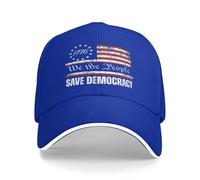 KWQDOZF Sauver Défendre Notre démocratie Casquette Anti-Baseball Casquettes de Camionneur