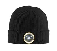 KWQDOZF Sceau du Commandement des opérations spéciales interarmées (JSOC) Bonnet d'hiver Chaud en Tricot à Motif de crâne