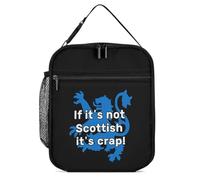 KWQDOZF Si c'est écossais, c'est nul ! Sac à lunch portable, fourre-tout, réutilisable, étanche, isotherme, pour le travail, la plage, le pique-nique