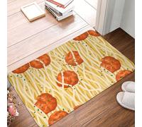 KWQDOZF Spaghetti Meatballs Pattern Mats, Welcome Mat for Outdoor Indoor 16 X 24 in