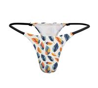 KWQDOZF String à Plumes de Cheval pour Femme, Culotte Taille Basse, String pour Femme