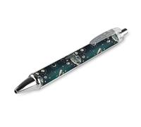 KWQDOZF Stylo à bille classique à pointe fine 0,5 mm, encre noire, écriture fluide, stylo papillon, fournitures de bureau