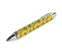 KWQDOZF Stylo à bille rétractable à pointe fine (0,5 mm) en forme de pelle mécanique ou de camion de chantier, écriture fluide, encre gel noire, 1 pièce
