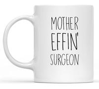 KWQDOZF Tasse à café fantaisie en céramique double face « Chirurgien », 325 ml (11 oz), idéale comme cadeau pour maman, papa, un ami, une épouse ou un mari.