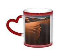 KWQDOZF Tasse à changement de couleur Sand Dunes In The Sky - Enchantez vos moments