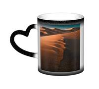 KWQDOZF Tasse à changement de couleur Sand Dunes In The Sky - Enchantez vos moments
