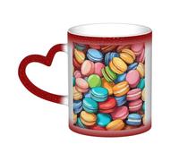 KWQDOZF Tasse à saveur de biscuit macaron qui change de couleur dans le ciel - Enchantez vos moments