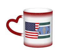 KWQDOZF Tasse InnuNation And America en céramique sensible à la chaleur, changement de couleur, tasse isolée, nouveauté, tasses de voyage uniques, tasses pour la maison, 11 oz