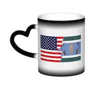 KWQDOZF Tasse InnuNation And America en céramique sensible à la chaleur, changement de couleur, tasse isolée, nouveauté, tasses de voyage uniques, tasses pour la maison, 11 oz