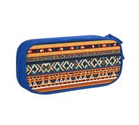 KWQDOZF Trousse à Crayons Grande capacité à Motifs africains, Double Fermeture éclair, Organiseur de Maquillage