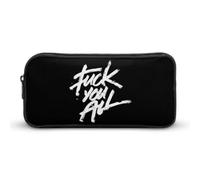 KWQDOZF Trousse à Crayons Portable avec Fermeture éclair « Fuck You All »