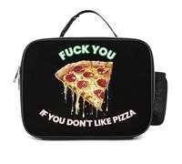 KWQDOZF Va te faire foutre si tu n'aimes pas la pizza italienne, sac à lunch tendance, fourre-tout, portable, isotherme, anti-fuite