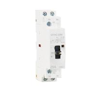 KWQNPHTRN Contacteur Manuel 2P 16A 20A 25A 2NO ou 2NC 220V 50/60Hz, Commande Manuelle, contacteur AC Domestique, Type de Rail(2P 16A 2NC 220V)