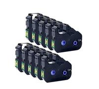 KWRTFKTYS 10/5PCS LB-200BK MK-RS100B PT-200BK for imprimante à câble Non C Mk2600 Mk2500 Mk2100 Mk2000 Mk1500 Mk1100 Mark 1 Pro M-11C, M-1STD(LB-200BK 10pcs)