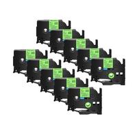 KWRTFKTYS 5/10 Rubans AZE-231 compatibles avec B-Other P-Touch TZ-231 TZe-241 Noir sur Blanc 6-24 mm Usage général Étiquettes laminées(10PK Fluor Green,9mm)