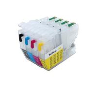 KWRTFKTYS Cartouche d'encre de Recharge LC3117 LC3119 for imprimantes B-Other MFC-J6980CDW, MFC-J6580CDW, J6980 et J6580 avec seringue(No Syringe)
