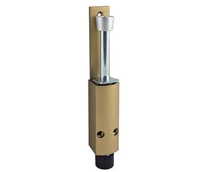 KWS 122204 Butoir Butée de Porte | Course 60 mm doré | 1 pièce, Or, Aluminium goldfärbig lackiert