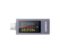 KWS-2303C Testeur de charge de téléphone portable, ampèremètre de tension CC, affichage numérique multifonction de type C, DC 4-30 V, KWS-2301C(KWS-2303C)