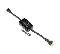 KWS-DC26 Testeur de charge de batterie pour connecteur Anderson, compteur de puissance 8-80 V CC avec écran LCD couleur, mesure du courant 0-50 A, plage d'énergie et d'heures, (pour XT-60-25A)