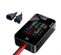 KWS DC26 Testeur de charge pour systèmes de batterie 0-80 V avec écran LCD couleur, plage de mesure de puissance jusqu'à 4000 W et mémoire de données (3 broches 20 A)