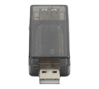 KWS-V21 Testeur de puissance USB pour chargeurs USB, câbles de données et banques d'alimentation, jusqu'à 20 V avec fonction mémoire, noir