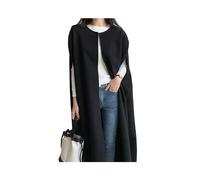 KWTF Gilet Long en laine pour femmes élégantes, point ouvert, col rond, dames coréennes décontractées, manteaux amples sans manches, automne