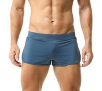KWTF Vêtements de Nuit pour Hommes Shorts Maille Respirant Pyjamas Shorts sous-vêtements Sexy Boxer Shorts Doux vêtements de détente Amples Hommes Bas de Sommeil
