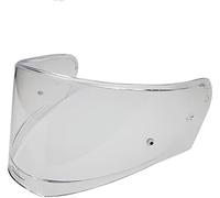 KWTN Moto Compatible avec le casque LS2 FF390 Breaker, lentille chromée, visière fumée colorée avec trou, lentilles de remplacement(Clear)