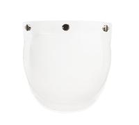 KWTN Moto Visière à bulles BV03, visière à bulles rabattable for casques ouverts 3/4 (transparente)(Clear)